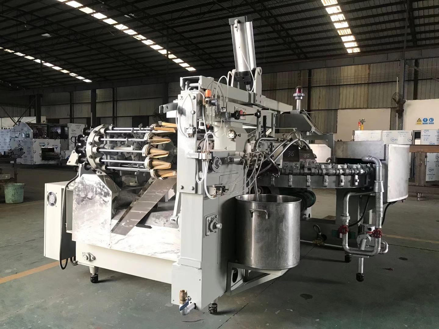 4Kg/h 0.6MPa Full Automatic Egg Roll Making Machine