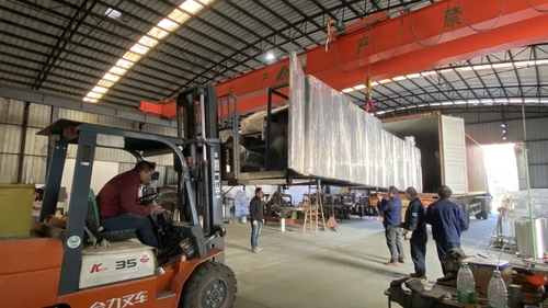 Latest company news about 110mm conventional machine shipment