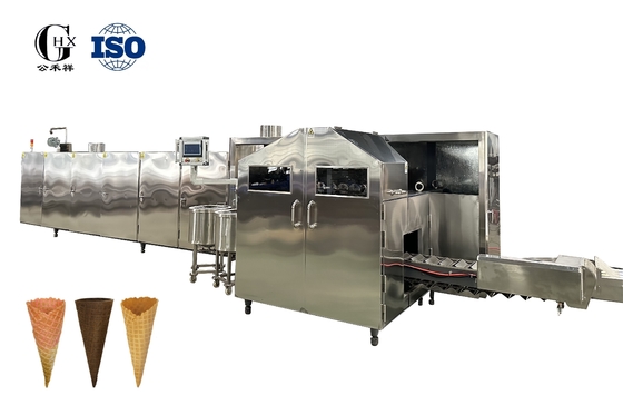 Multiple Design Sugar Cone Baking machine Fully Automatic with SIEMENS/DELTA PLC Control