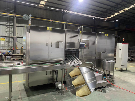 Good price Stain Steel 12000pcs/H Waffle Cone Baking Machine PLC Controlled online