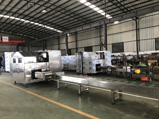 Good price Two Color Stain Steel 7kg/H Automatic Ice Cream Cone Machine 3.37kw 380V online