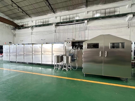 Good price Standard 110mm-115mm Sugar Cone Making Machine Line, Two-tone Cone, Machine Output 6000pcs per hour, Full Automatic Control by SIEMENS/DELTA PLC System online