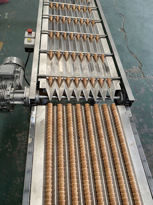 380V 16kg/H 135mm Ice Cream Cone Production Line