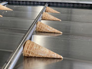 380V 16kg/H 135mm Ice Cream Cone Production Line Temperature Adjustable