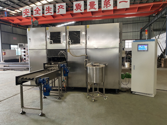 Good price 5000pcs/H Crispy Waffle Cone Making Machine Corn Cone Maker Space Saving online