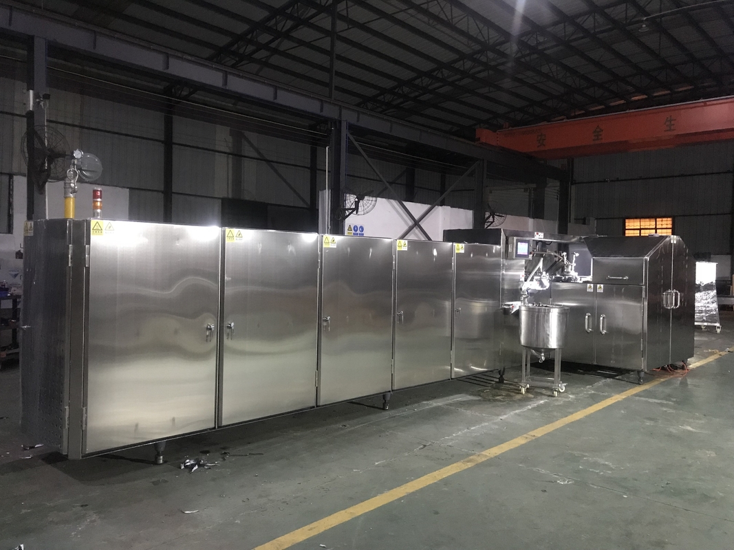 Stainless Steel 16kg/h Ice Cream Cone Production Line For Snack Food Factory