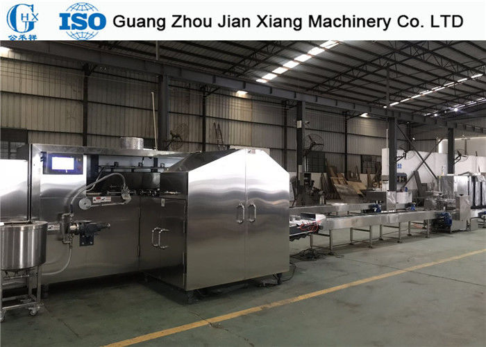 Industrial Automatic Ice Cream Cone Machine For Making Raw Sugar Cane , Easy Operate
