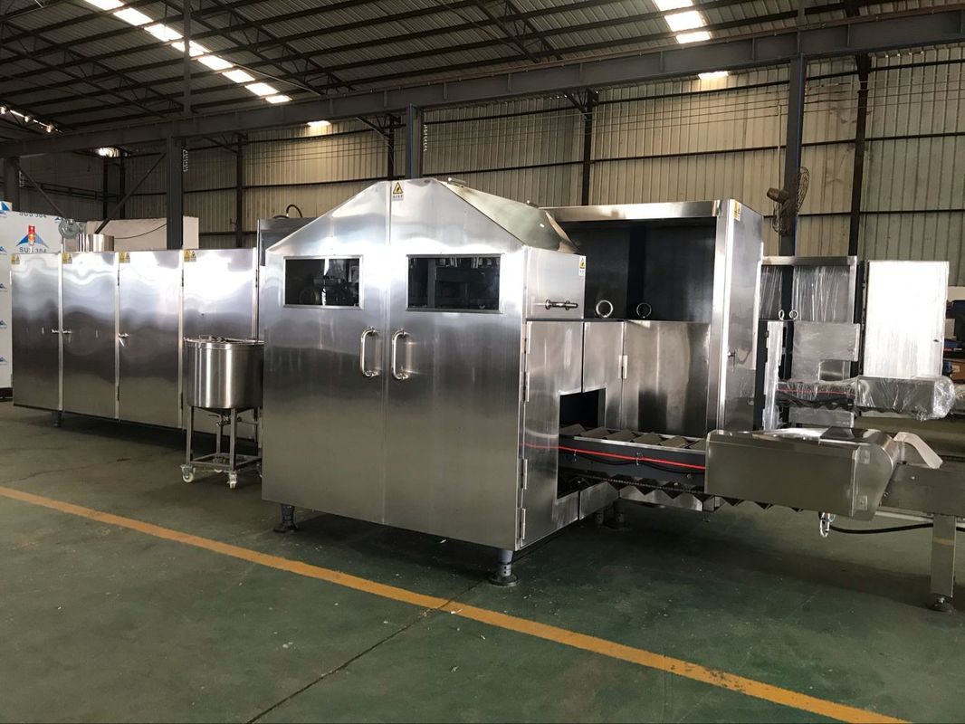 Low Noise Ice Cream Wafer Cone Making Machine For Business Anti Corrosion