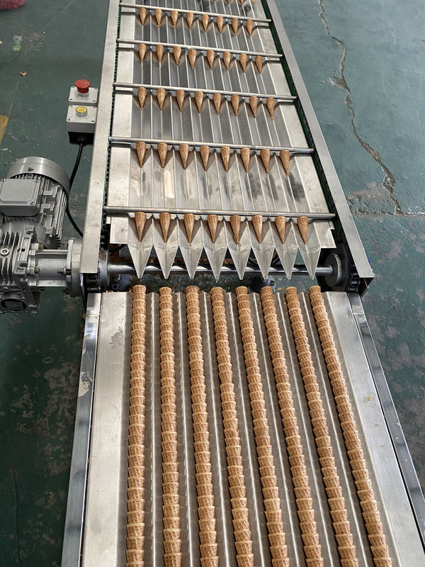380V 16kg/H 135mm Ice Cream Cone Production Line