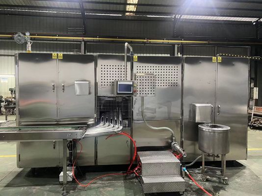 Good price Compressed Air 0.6MPa Wafer Cone Making Machine 11-13kg/h Gas Consumption online