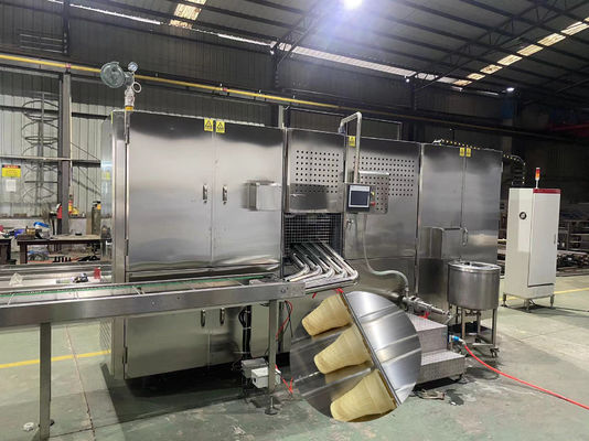 Good price Stain Steel 12000pcs/H wafer Cone Baking Machine PLC Controlled online
