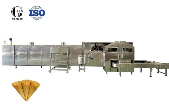 SIEMENS / DELTA PLC Control System Ice Cream Cone Baking Machine Boost Your Production Efficiency