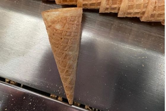 Good price PLC 3.37kw 65mm Ice Cream Cone Production Line online
