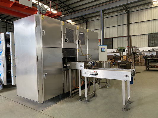 Good price Stain Steel 12000pcs/H Waffle Cone Making Machine PLC Controlled online